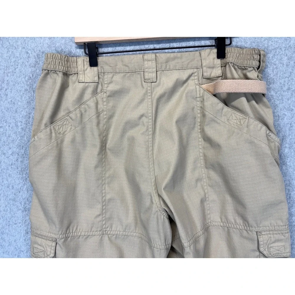 5.11 Tactical Series Mens Cargo Pants Khaki Tan Ripstop Utility Trousers 40x32